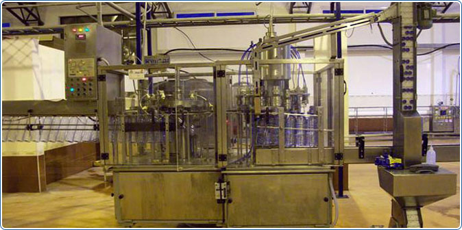 Bottle Rinsing, Filling and Capping Machine