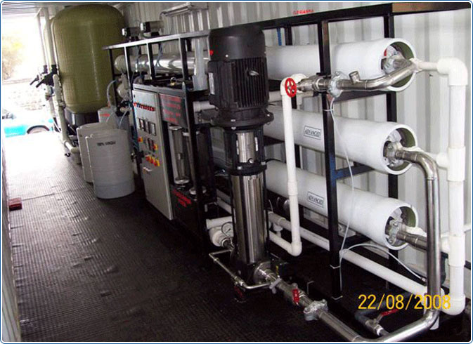 Containerise brackish water plant (R.O.System)
