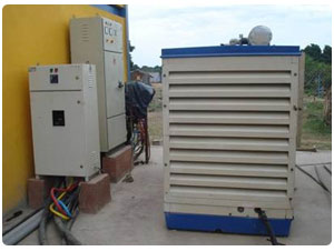 120 kVA DG SET with acoustic silencer